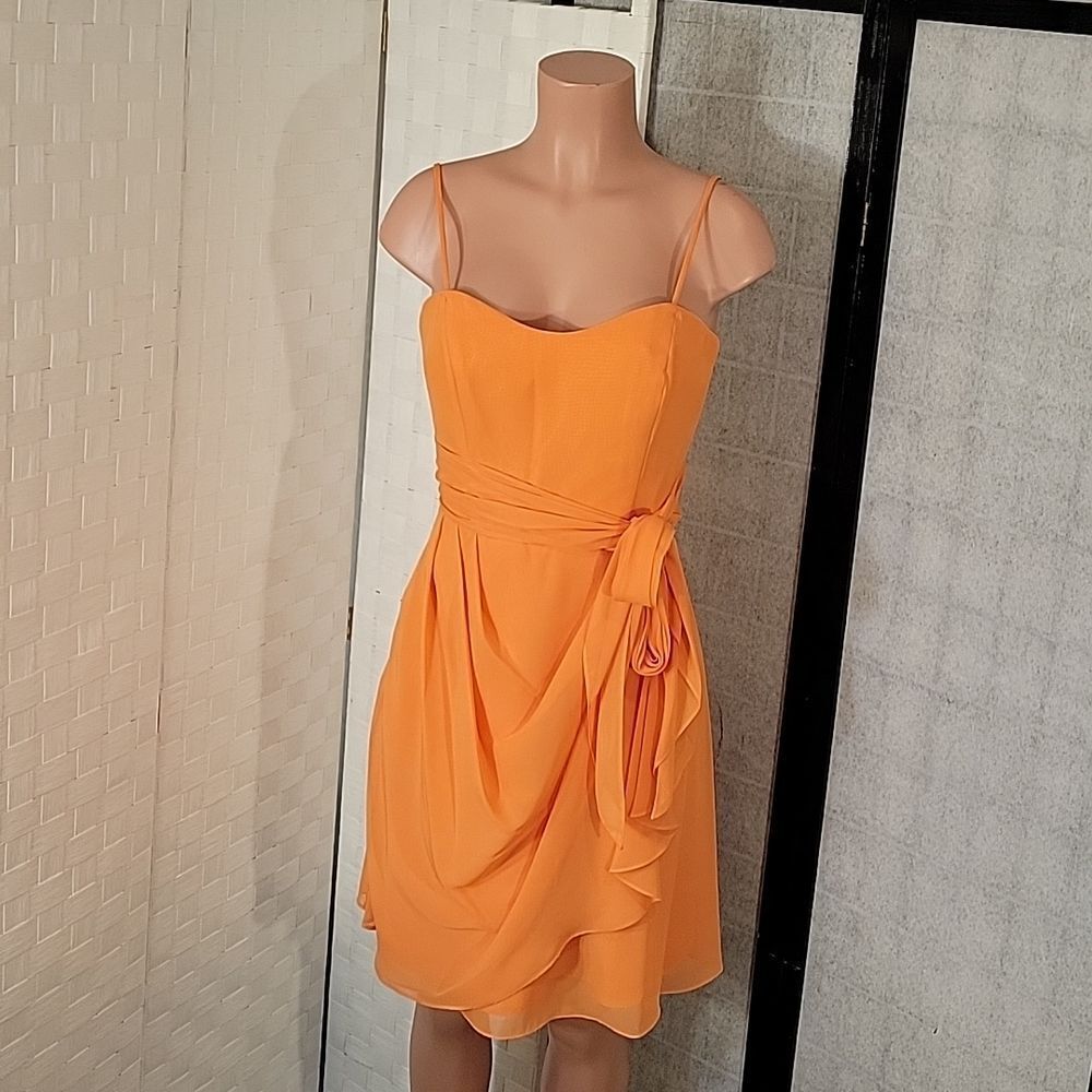 BRAND NEW JORDAN FASHION CHIFFON STRAPLESS SHORT COCKTAIL DRESS - Picture 10 of 15